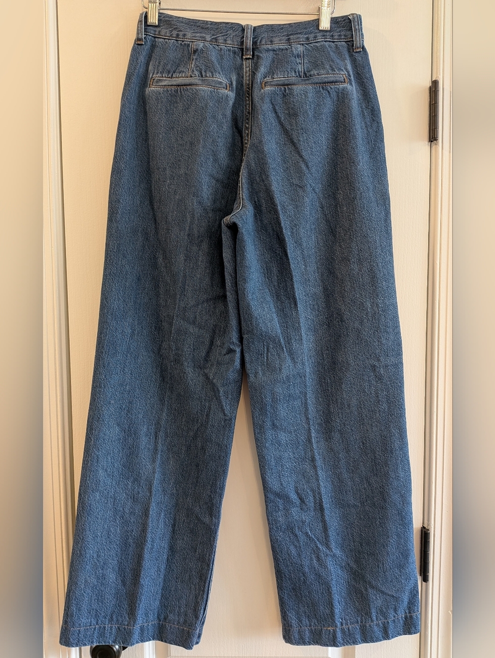 Madewell The Harlow Wide Leg Jean in Fairson Wash Size 26 Baggy Straight Denim - Picture 9 of 16